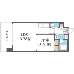 プレジオ御幣島ASIAN【9階】の間取り