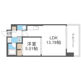 プレジオ御幣島ASIAN【9階】の間取り