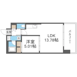 プレジオ御幣島ASIAN【7階】の間取り