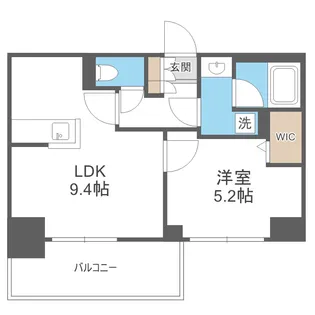 アーバネックス南森町EAST【13階】の間取り