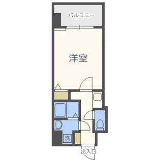 S-RESIDENCE緑橋駅前【8階】の間取り