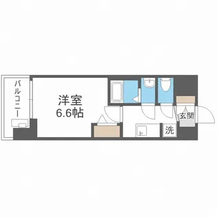 アドバンス大阪ブリアント【13階】の間取り