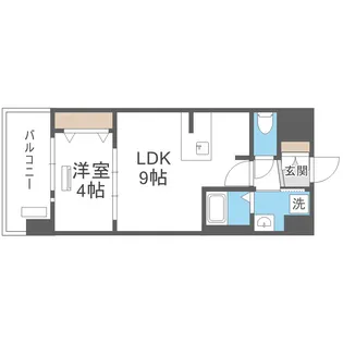 スワンズシティ大阪フルーア【3階】の間取り