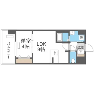 スワンズシティ大阪フルーア【2階】の間取り