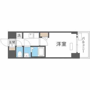 プレサンス福島ミッドエル【9階】の間取り