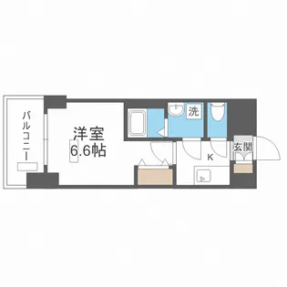 レジュールアッシュアーバンイール【5階】の間取り