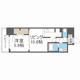 フォーリアライズ本町レクス【3階】の間取り
