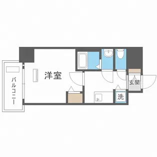 ゼオン大阪EAST【3階】の間取り