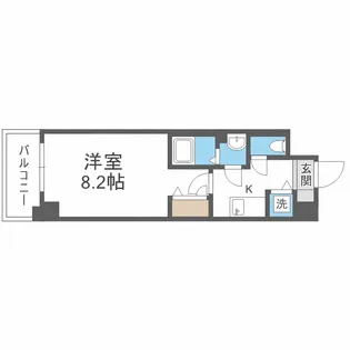 LEGESTA大阪レジデンス【7階】の間取り