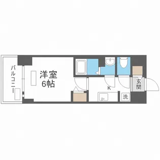 ララプレイス大阪新町ヴェレ【12階】の間取り