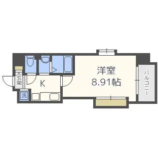 Luxe難波西Ⅱ【2階】の間取り
