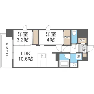 シーズンフラッツ新大阪【7階】の間取り