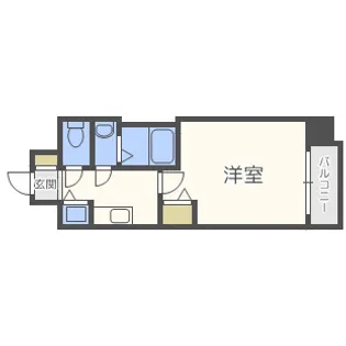 プレサンス梅田東アルファ【8階】の間取り