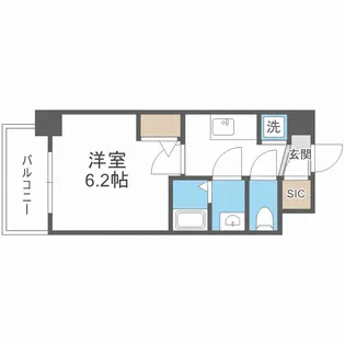 アドバンス西梅田ビオス【5階】の間取り