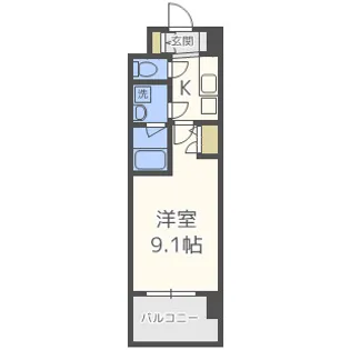 スプランディッドⅠ【3階】の間取り