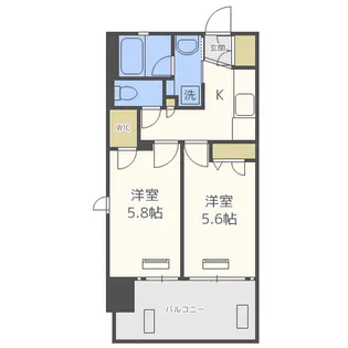 エステムプラザ福島ジェネル【10階】の間取り