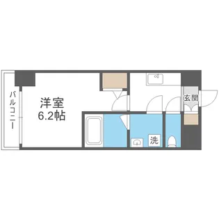 エスリードレジデンス東三国デュオ【10階】の間取り