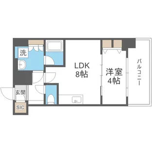 スプランディッドⅦ【9階】の間取り