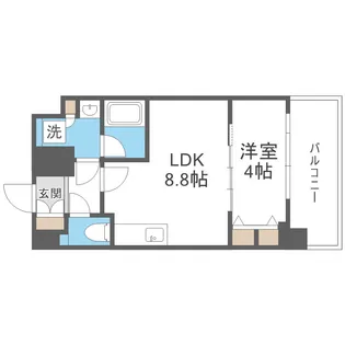 スプランディッドⅦ【10階】の間取り