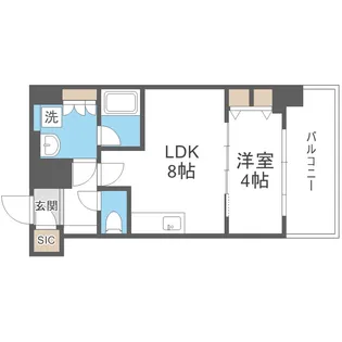 スプランディッドⅦ【9階】の間取り