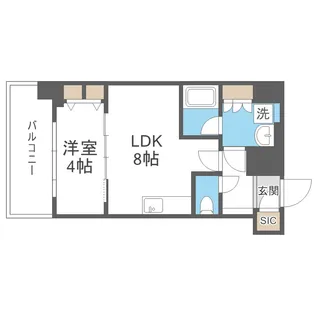 スプランディッドⅦ【9階】の間取り