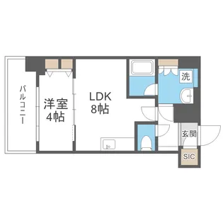 スプランディッドⅦ【9階】の間取り