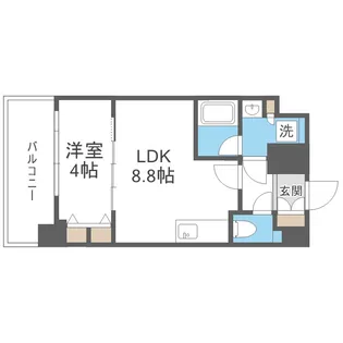 スプランディッドⅦ【9階】の間取り