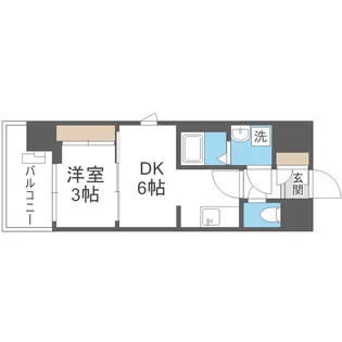 レジュールアッシュアーバンリッシュ【4階】の間取り