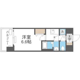 レジュールアッシュアーバンリッシュ【9階】の間取り