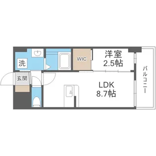 セレニテ新大阪グランデ ミリュー【13階】の間取り