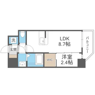 セレニテ新大阪グランデ ミリュー【2階】の間取り