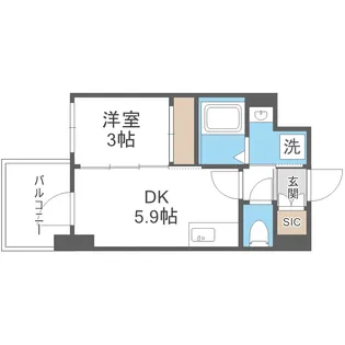セレニテ新大阪グランデ シュッド【4階】の間取り