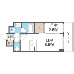 セレニテ新大阪グランデ シュッド【11階】の間取り