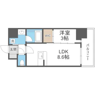 セレニテ新大阪グランデ シュッド【2階】の間取り