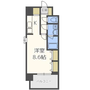 スプランディッドⅡ【7階】の間取り