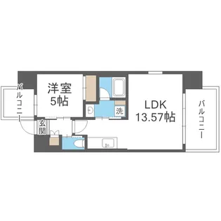 プレジオ御幣島ASIAN【9階】の間取り