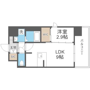 シャテーニュ上本町【2階】の間取り
