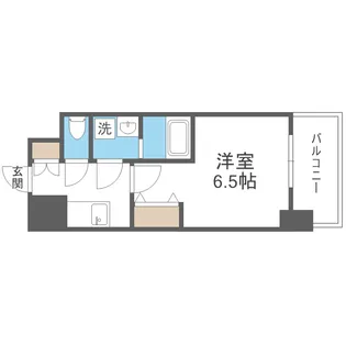 ワールドアイ難波City Gate【7階】の間取り