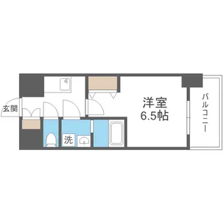 ワールドアイ難波City Gate【10階】の間取り