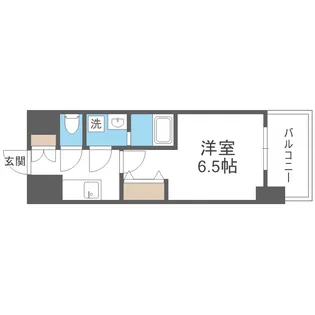 ワールドアイ難波City Gate【7階】の間取り