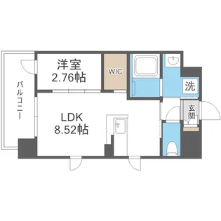 Live Flat塚本新北野【6階】の間取り