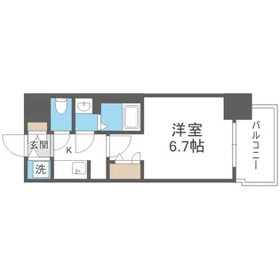 S-RESIDENCE上新庄ascent【11階】の間取り