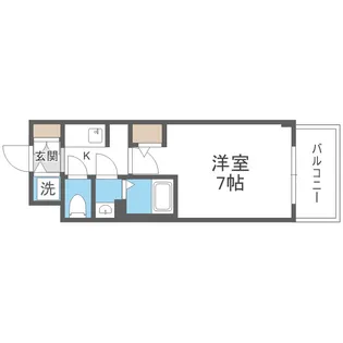 S-RESIDENCE上新庄ascent【3階】の間取り