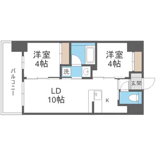 セレニテフラン新大阪【10階】の間取り