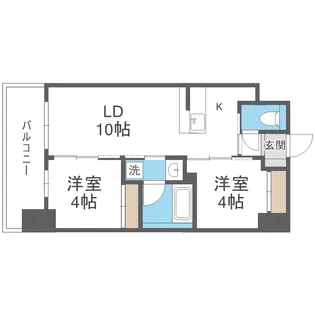 セレニテフラン新大阪【11階】の間取り