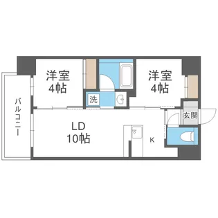 セレニテフラン新大阪【8階】の間取り