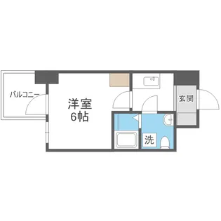 セレニテフラン新大阪【6階】の間取り