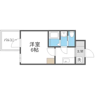 セレニテフラン新大阪【7階】の間取り