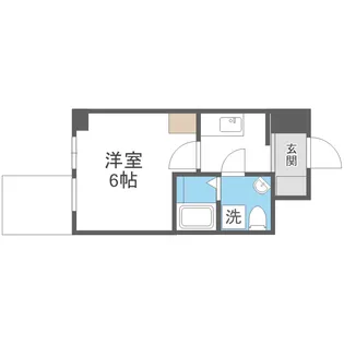 セレニテフラン新大阪【6階】の間取り