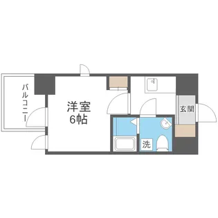 セレニテフラン新大阪【5階】の間取り